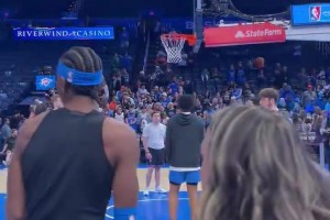 差1场20+破NBA历史纪录🔥亚历山大赛前热身猛练底角投射