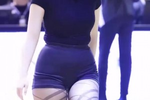 😘野性小猫！韩国啦啦队美女河智媛！完美大码身材~