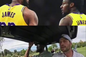 何时退役？詹姆斯：布朗尼是一个很重要的动力，我要为他做好榜样